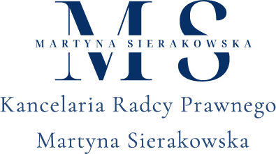 Logo Kancelarii Radcy Prawnego Martyna Sierakowska